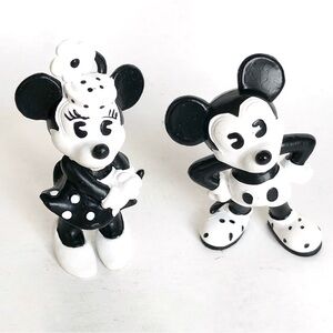 Vintage Disney Classic Mickey & Minnie Mouse PVC Figure Bully W Germany
